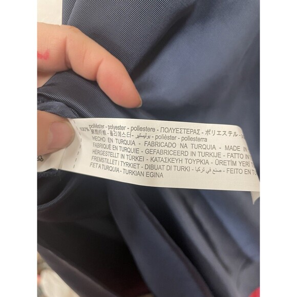 NEW Zara Blue Cut Out Satin Effect Dress Medium 1165/213 Holiday Cocktail - Picture 8 of 9